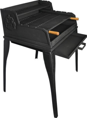 Grill Ogrodowy Mały Nr 2 - Standardowy Żeliwny Bbq Ruszt Ognisko