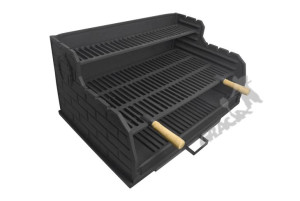 Grill Ogrodowy Rodzinny Nr 4 - Bez Nóg Palenisko Bbq Żeliwny