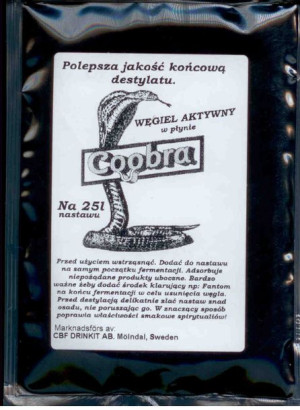Węgiel aktywny w płynie COOBRA na 25l