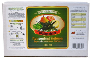 PROFIMATOR  koncentrat zaprawka OWOCOWO-ZIOŁOWA 300ml na nalewkę likier