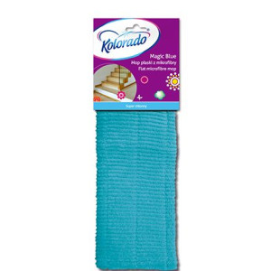 Kolorado mop płaski z mikrofibry Magic Blue