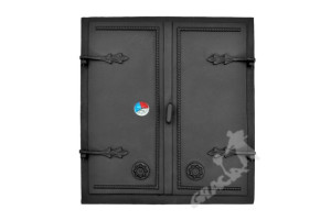 Drzwi A4 - 70x65 Cm Termometr 0-250°c Do Wędzarni Pieca Chlebowego Grill