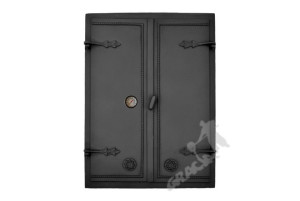 Drzwi A3 - 91x65 Cm Termometr 0-500°c Do Wędzarni Pieca Chlebowego Grill