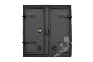 Drzwi A4 - 70x65 Cm Termometr 0-500°c Do Wędzarni Pieca Chlebowego Grill