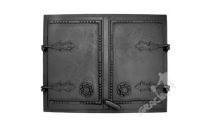 Drzwi B02 - 44x55 Cm Do Wędzarni Pieca Chlebowego Grill Żeliwne