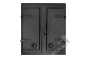 Drzwi B09 - 64x55 Cm Do Wędzarni Pieca Chlebowego Grill Żeliwne