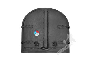 Drzwi B01 - 52x56 Cm Termometr 0-250°c Do Wędzarni Pieca Grill Żeliwne