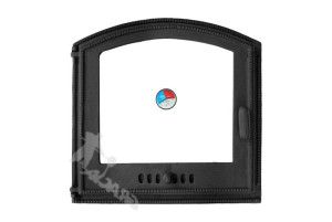 Drzwi C03 Lewe - 45x45 Cm Termometr 0-250°c Do Pieca Pizzy Żeliwne