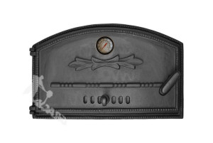 Drzwi C02 Lewe - 29x46 Cm Termometr 0-500°c Do Pieca Pizzy Żeliwne