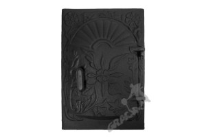 Drzwi D7 - 45x30 Cm Wypukłe Do Pieca Piecowe Wędzarni Żeliwne