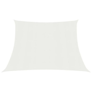 Żagiel przeciwsłoneczny, 160 g/m², biały, 4/5x4 m, HDPE
