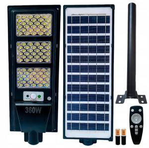 Lampa Latarnia Solarna Uliczna 360w + Uchwyt Pilot