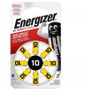 8 X Baterie Do Aparatów Słuchowych Energizer 10