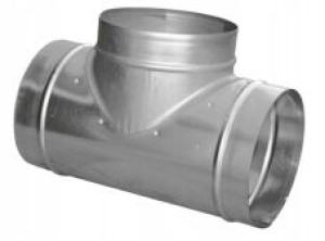 Trójnik T 90 ocynkowany 315 - 160 - 315