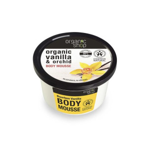 Mus do ciała odmładzający wanilia bourbon 250ml Organic Shop