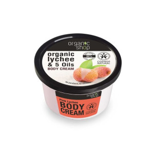 Krem do ciała odżywczy różowe liczi 250ml Organic Shop