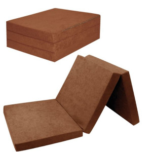 Materac Turystyczny Rozkładany 180x65x7cm Brąz