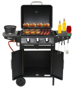 Grill Gazowy Activa California 3+1 (8,7 + 2,5 Kw) - 19788