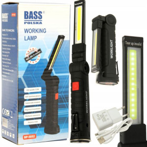 Bass Latarka Warsztatowa Lampa Lampka Led Magnes