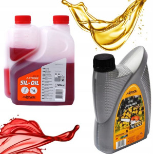 Olej Do Mieszanki + 1l Do Smarowania Łańcucha Piły