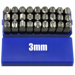 Numerator Alfabet Znaczniki Numeratory 3mm Litery