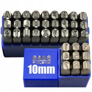 Znaczniki Numeratory Alfabet + Cyfry 10mm Germany