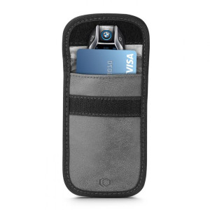 Klatka Faradaya Tech-protect V1 Keyless Rfid Signal Blocker Case Szary