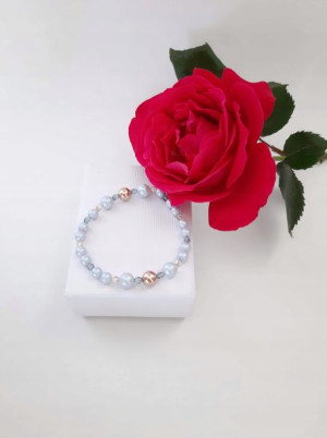 Bransoletka z pereł Swarovski Prezent Dzień Kobiet