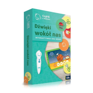 Czytaj z Albikiem Dźwięki wokół nas interaktywna gra memo