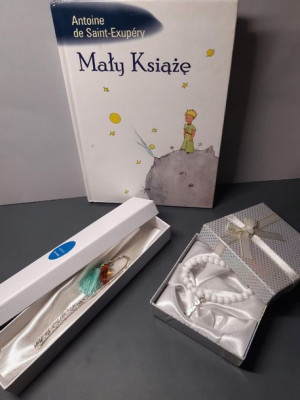 Zestaw Książka + ozdobna zakładka + bransoletka