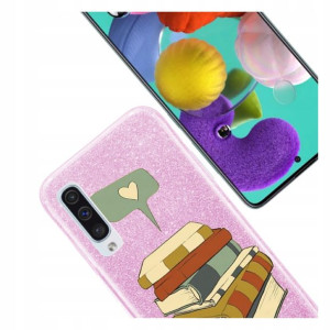 Etui Brokat róż do Samsung A50 A30s Różne Wzory