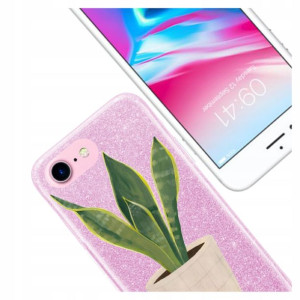 Etui case Brokat róż do Iphone 7 8 SE 2020 Wzory