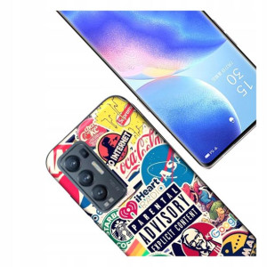 Etui silikon Nakładk do Oppo Reno 5 Pro Plus wzory