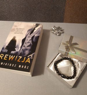 Męski Zestaw prezentowy Książka + bransoletka