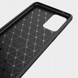 Obudowa Etui Carbon + Szkło hybrydowe Samsung A72