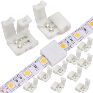 Klips Złączka Do Łączenia Taśma Led 8mm 10szt