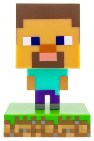 Lampka Nocna Minecraft Steve 3d Lampa Oryginalna