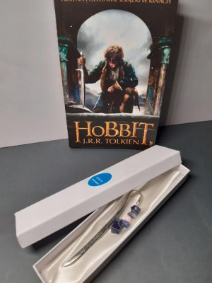 Zestaw prezent Książka HOBBIT + ozdobna zakładka