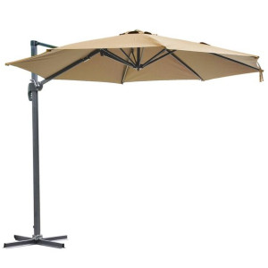 Parasol ogrodowy ROMA 3m - kremowy obrotowy