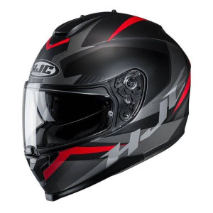 Kask HJC C70 TROKY BLACK/RED czerwony GRATISY
