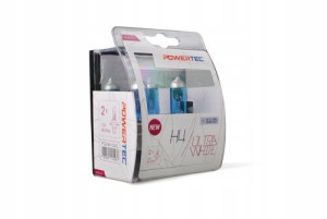 Żarówki halogenowe H4 PowerTec 12V 55W Ultra White