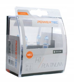 Żarówki halogenowe PowerTec 55W H1 PLATINUM +130%