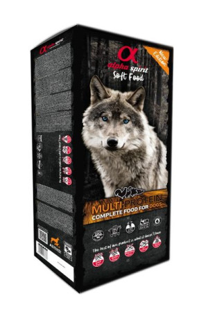 ALPHA SPIRIT Multiprotein pełnoporcjowa karma sucha miękka 9kg