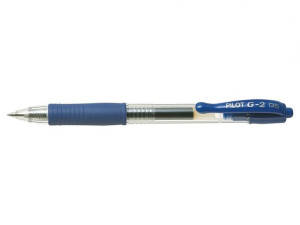 Długopis Żelowy Pilot G2 Niebieski Czarny 0,32 Mm