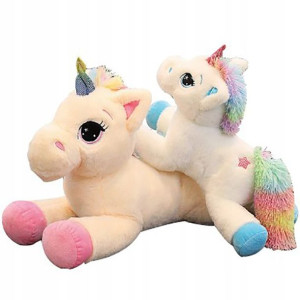Jednorożec Pluszowy Unicorn Maskotka Koń