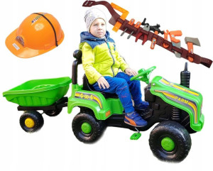 Traktor Traktorek Wielki Z Przyczepką+ Gratisy