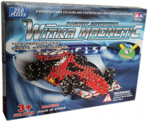 Magnetyczne Klocki Konstrukcyjne 250 elementów