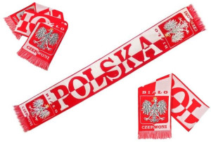 Szalik Polska Szaliki Kibica + Gratisy