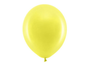 Balony Pastelowe Żółte Rainbow 30 Cm 10 Sztuk
