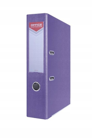 Segregator z szyną PP A4/75mm fioletowy